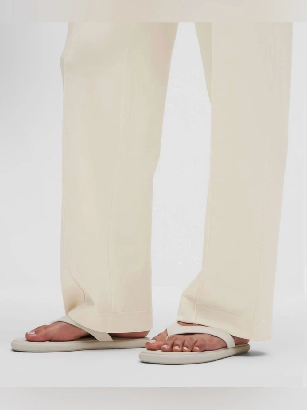 Lululemon Softstreme Pintuck Mid-Rise Pant *Regular Light Ivory (First Release)